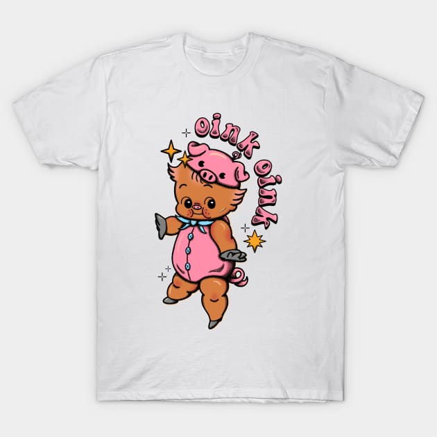 Kewpie Piggy T-Shirt by The Gumball Machine